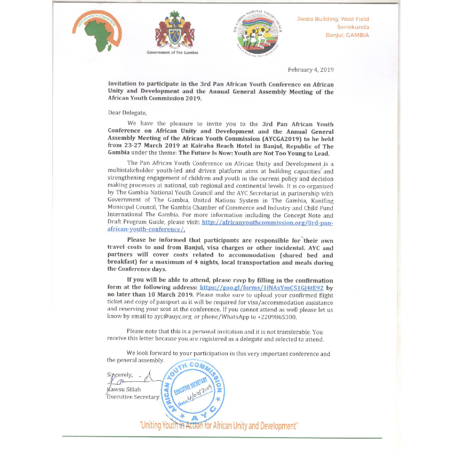 African Youth Commission Conference